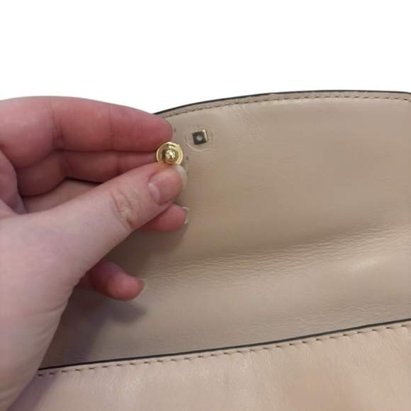 Michael Kors Ava Extra-Small Leather Pink Blush Crossbody Bag - Picture 9 of 12